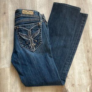 SANG REAL Low Rise Jeans Only The Chosen Women's Size 28